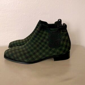 VIVAIA Square-Toe Water Repellent Ankle Boots